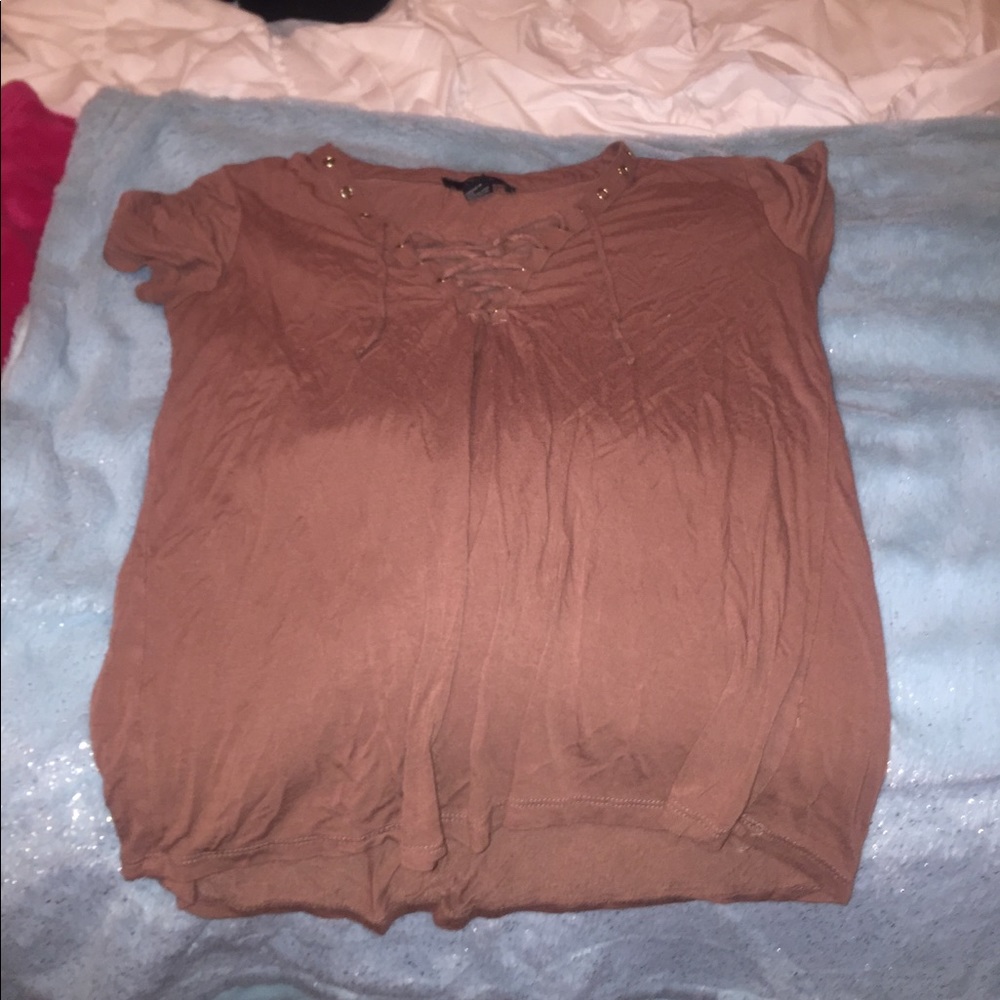 A rusty red/orange shirt